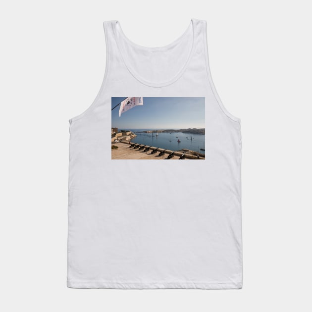 The Hrand Harbour, Valletta Tank Top by Violaman
